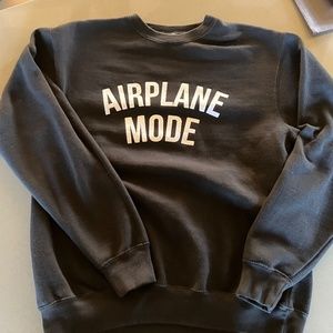 Departure Brand, size M, AIRPLANE MODE sweatshirt